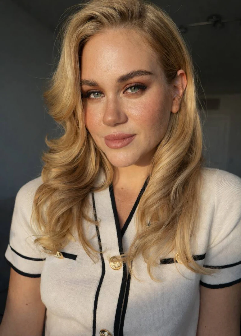 Bridal makeup and hair look